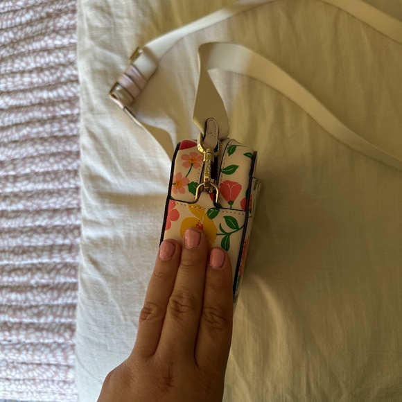 Kate Spade Floral Crossbody Bag - Pink, Orange, Yellow, Green - Picture 4 of 8